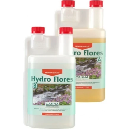 Hydro Flores: Abono en 2 Partes (A y B) - 1 Litro