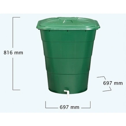 Depósito Cuadrangular Verde