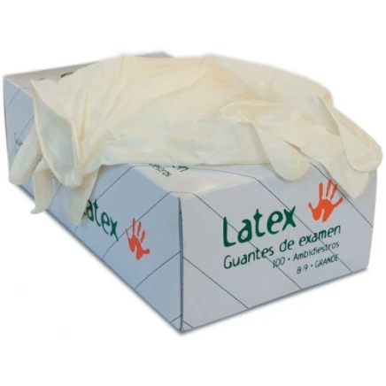 Guantes de Látex Clase 1 (Caja 100 unidades)