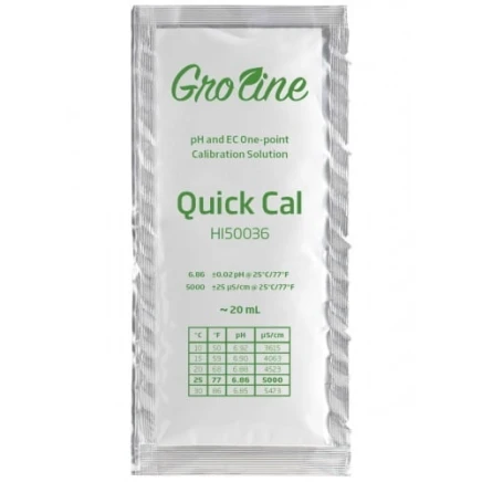 Sobre Calibración Rápida Hanna Groline pH y EC (20 ml)