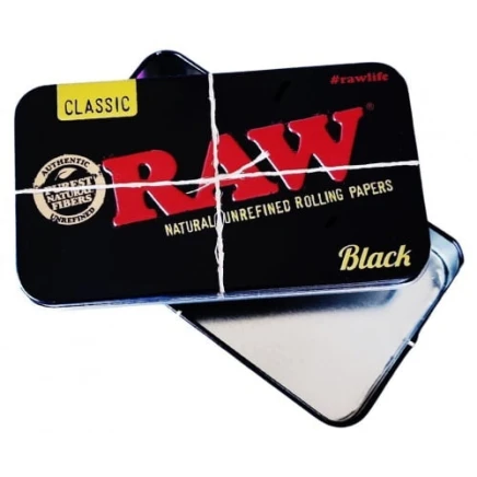 Estuche Black Tin Box