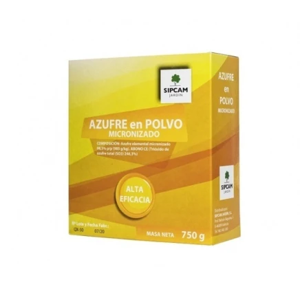 Azufre en Polvo Micronizado - 750 gr.