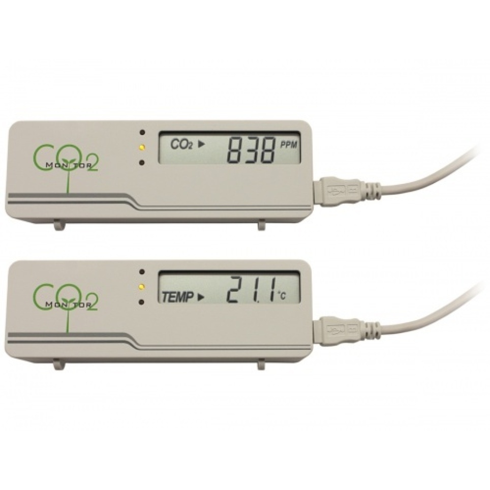 Medidor CO2 PPM y Temperatura - USB