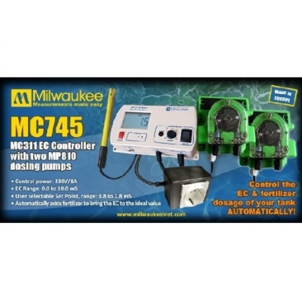 Controlador Dosificador de Nutrientes A+B Milwaukee MC745