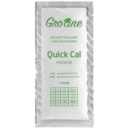Sobre Calibración Rápida Hanna Groline pH y EC (20 ml)