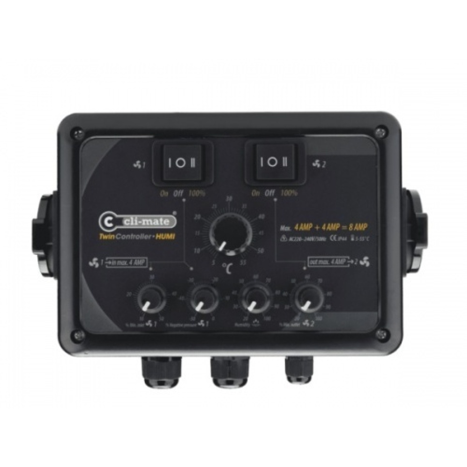 Twin Controller Humedad y Doble Presion